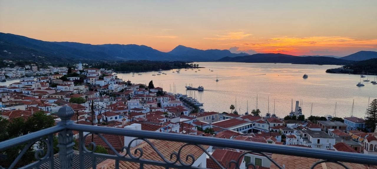 Ferienwohnung Panoramic View Poros Town Exterior foto