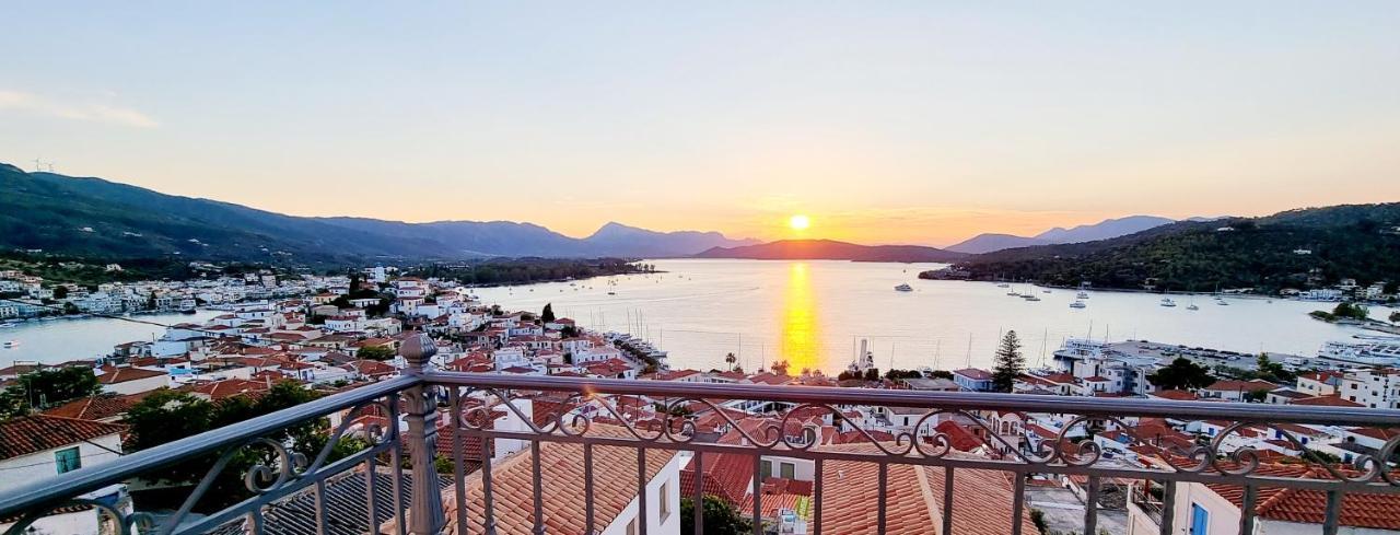 Ferienwohnung Panoramic View Poros Town Exterior foto