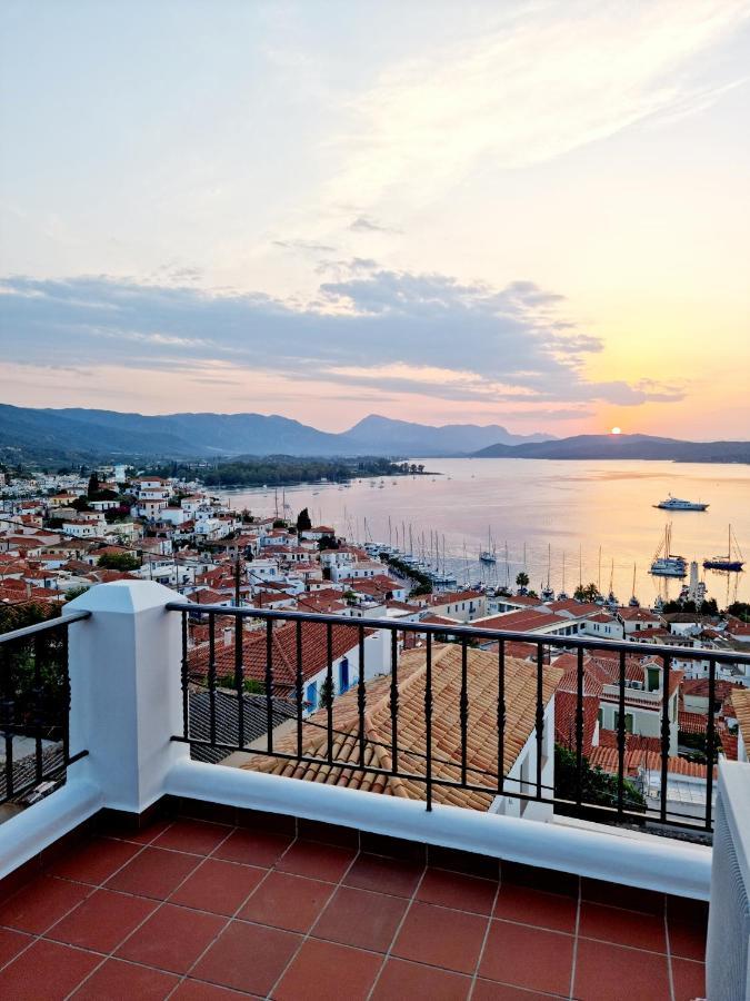 Ferienwohnung Panoramic View Poros Town Exterior foto
