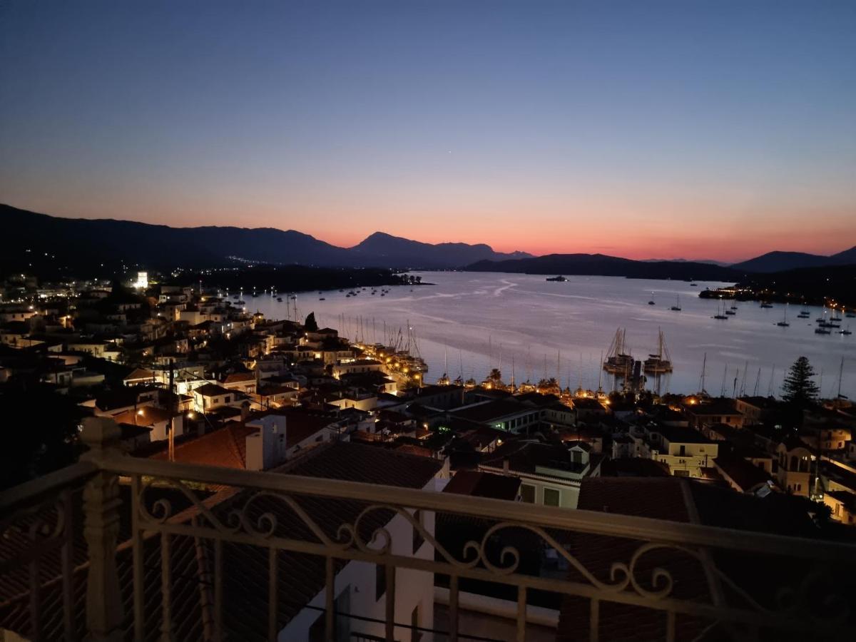 Ferienwohnung Panoramic View Poros Town Exterior foto