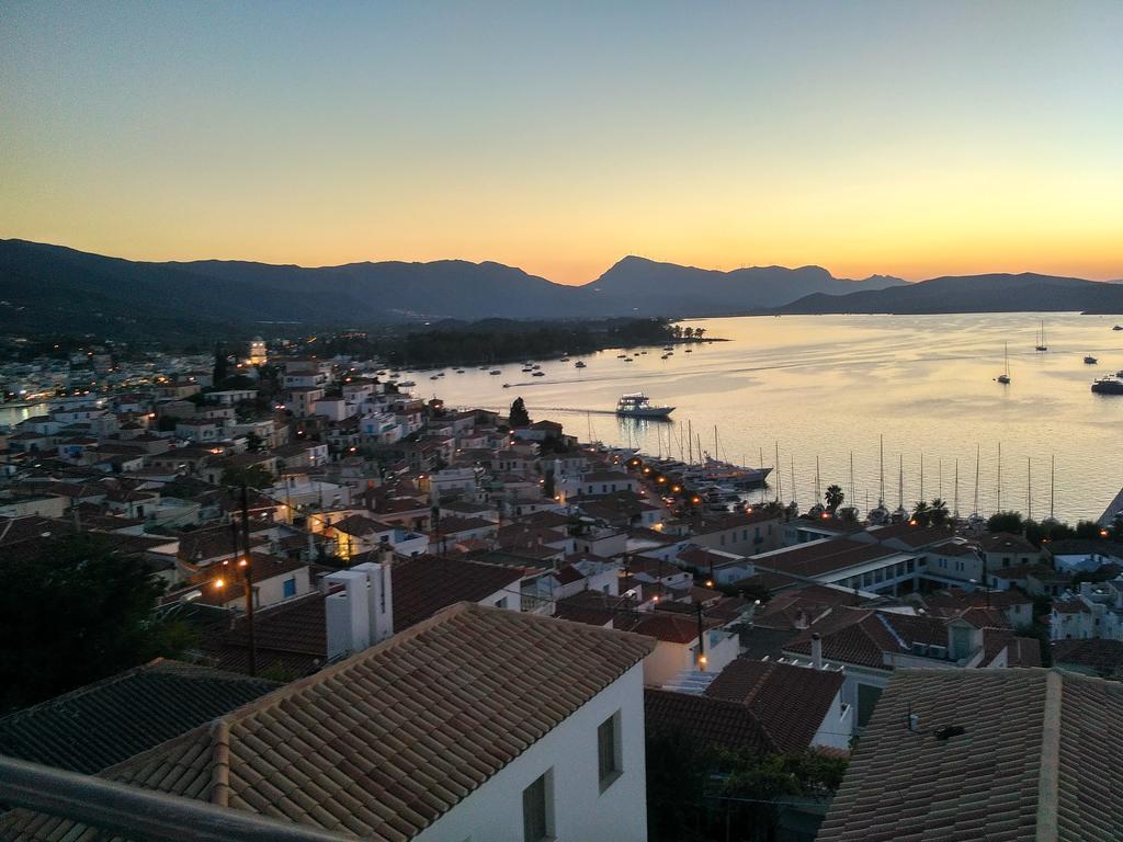Ferienwohnung Panoramic View Poros Town Exterior foto