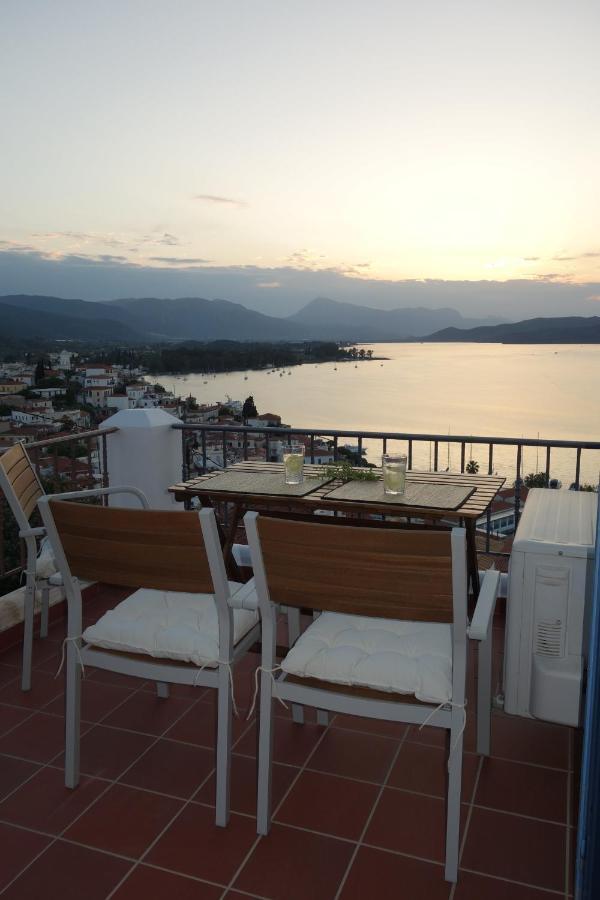 Ferienwohnung Panoramic View Poros Town Exterior foto